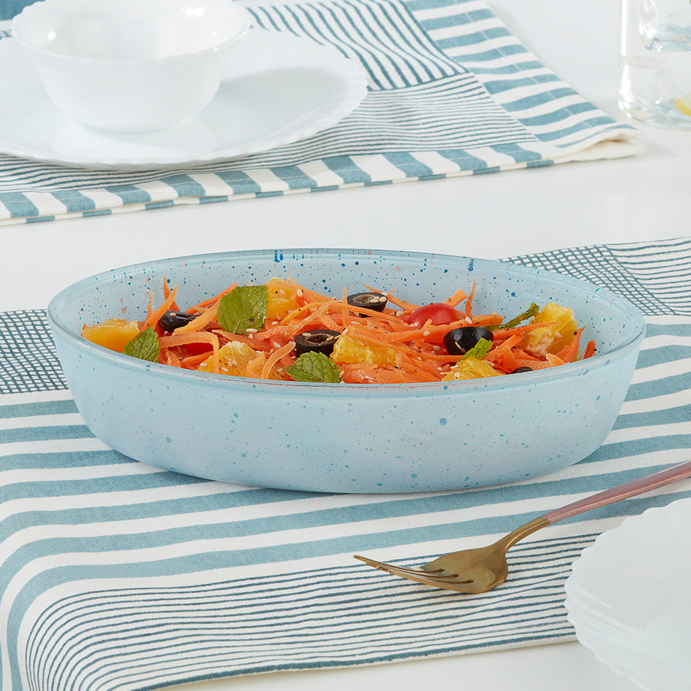 Colors Blue Oval Baking Dish