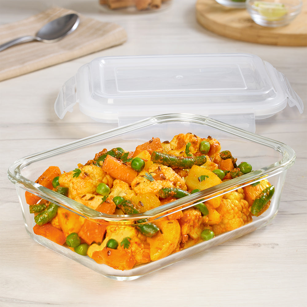 Tuff-Glass Klip n Store, Rectangular Container