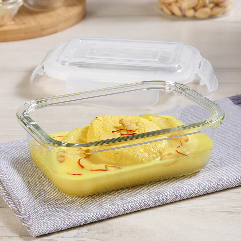 Tuff-Glass Klip n Store Rectangular Container