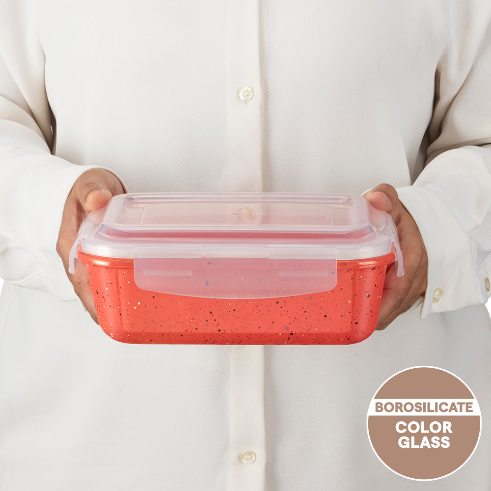 Colors Kube Pink Rectangle Klip N Store 1.04L