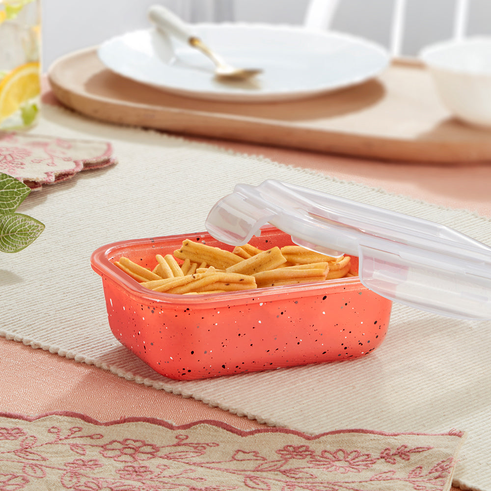 Colors Kube Pink Rectangle Klip N Store 370 ml