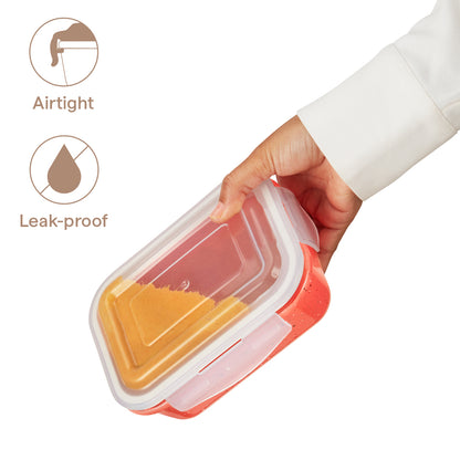 Colors Kube Pink Rectangle Klip N Store 370 ml