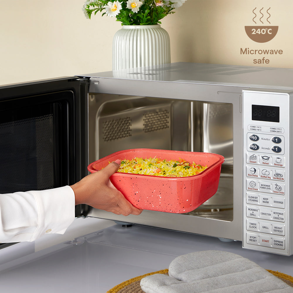 Colors Kube Pink Rectangle Klip N Store 640 ml