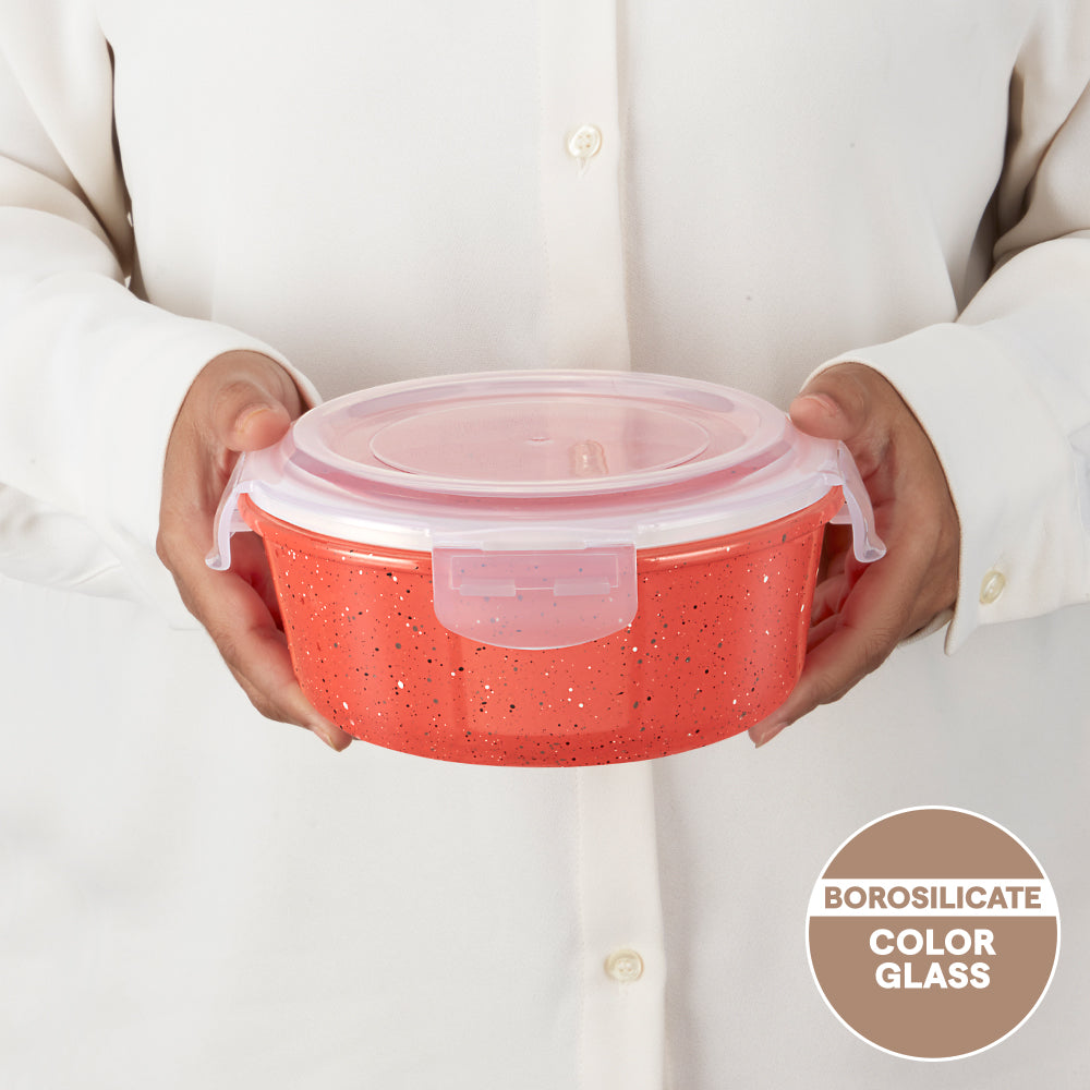 Colors Kube Pink Round Klip N Store 1.5L