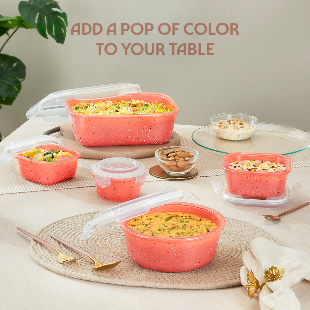 Colors Kube Pink Round Klip N Store 1.5L