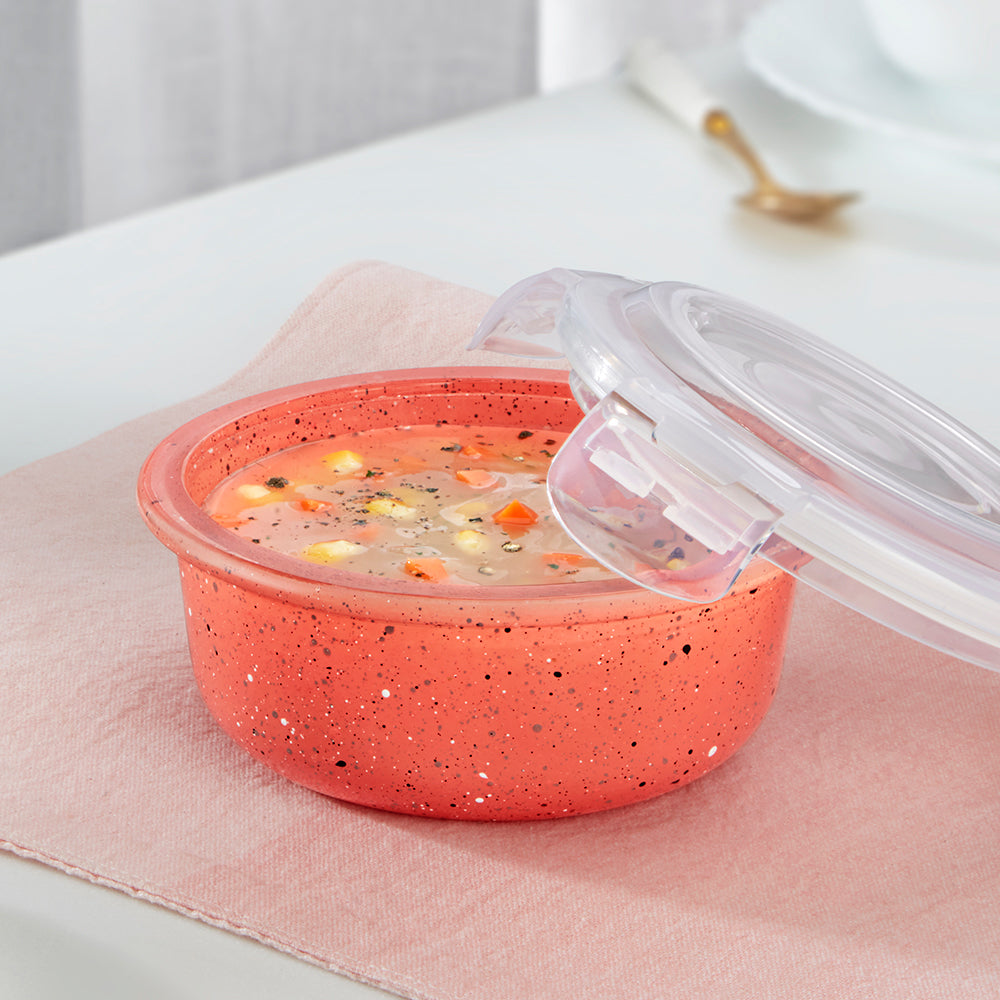 Colors Kube Pink Round Klip N Store 400 ml