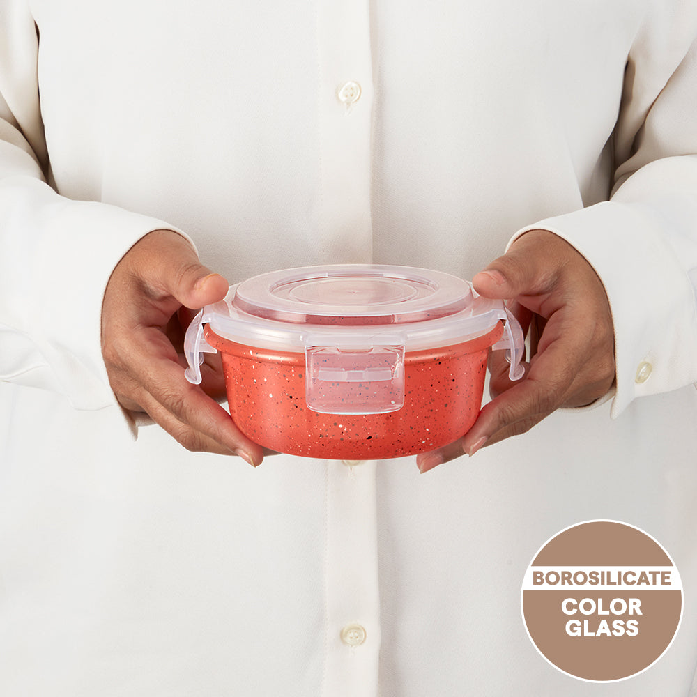 Colors Kube Pink Round Klip N Store 400 ml