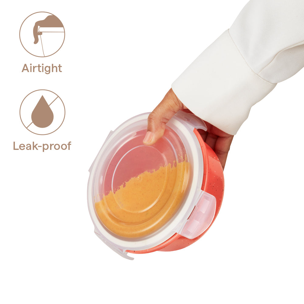 Colors Kube Pink Round Klip N Store 400 ml