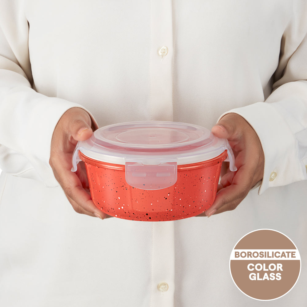 Colors Kube Pink Round Klip N Store 620 ml