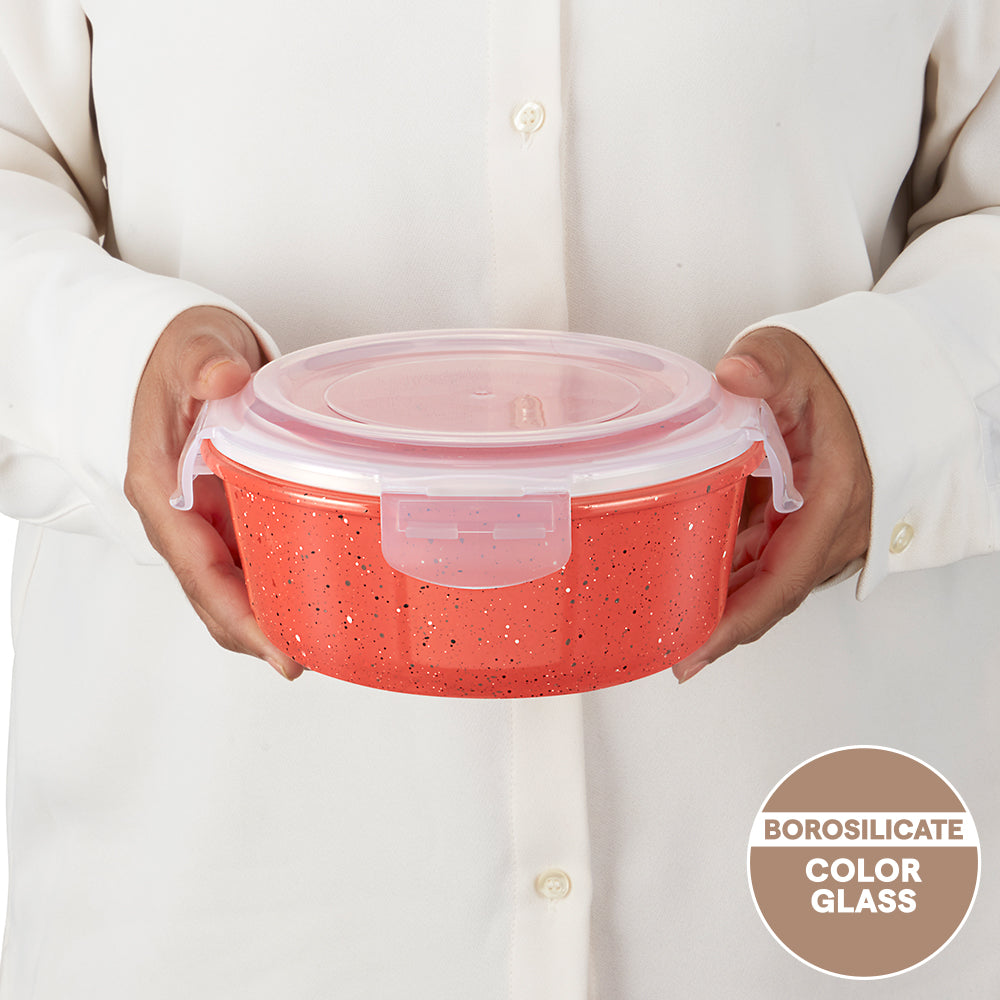 Colors Kube Pink Round Klip N Store 950 ml