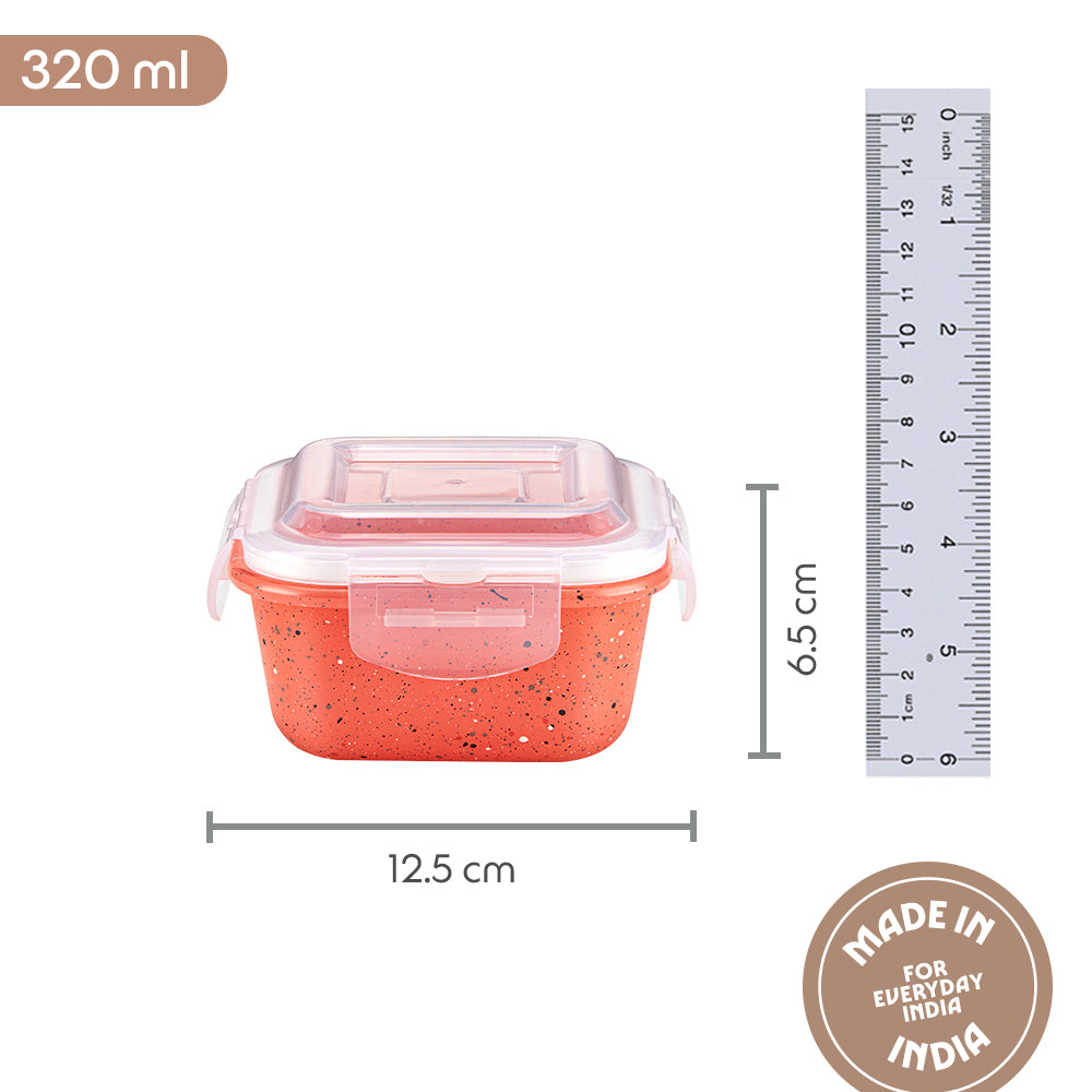 Colors Kube Pink Square Klip N Store 320 ml