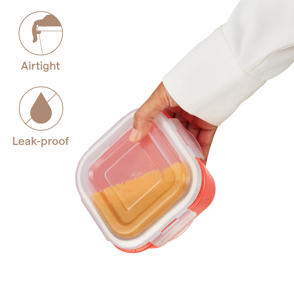 Colors Kube Pink Square Klip N Store 320 ml