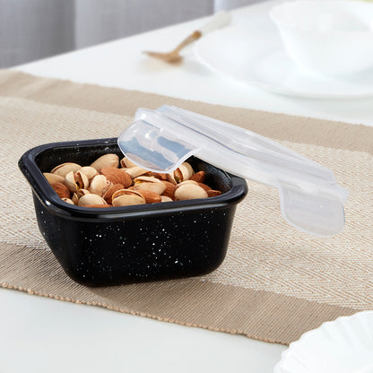 Colors Pebble Black Square Klip N Store