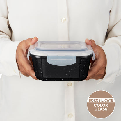 Colors Pebble Black Square Klip N Store