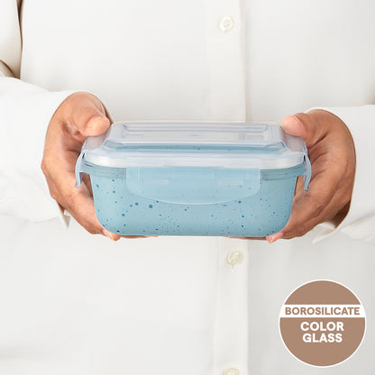 Colors Kube Blue Rectangle Klip n Store