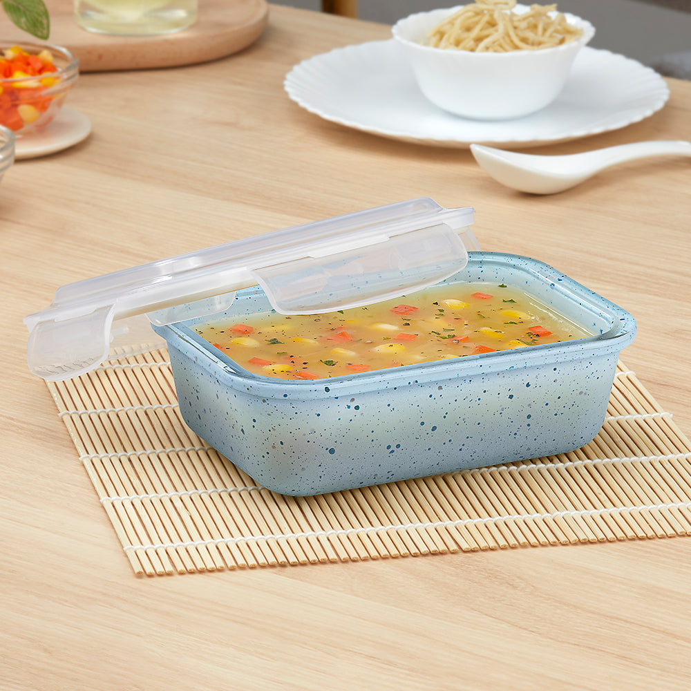 Colors Kube Blue Rectangle Klip n Store