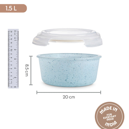 Colors Blue Round Klip n Store