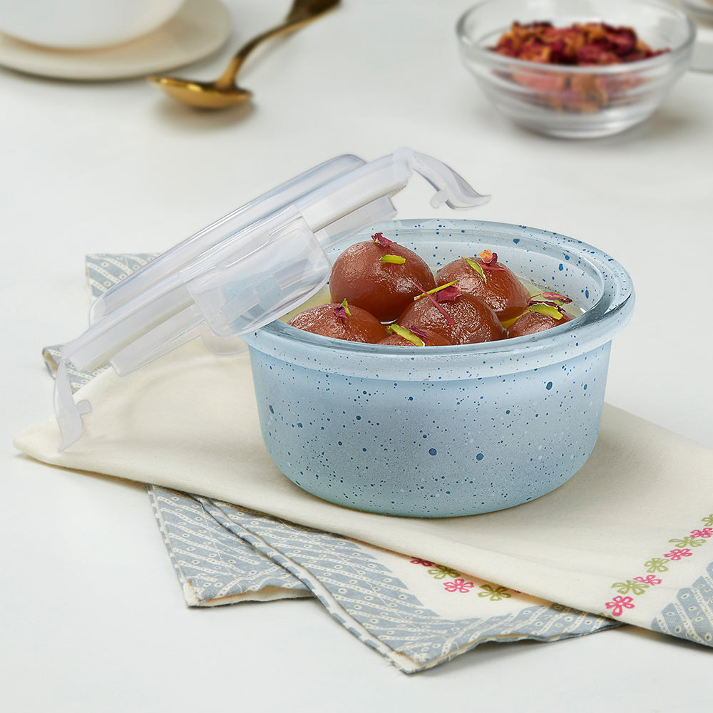 Colors Kube Blue Round Klip N Store