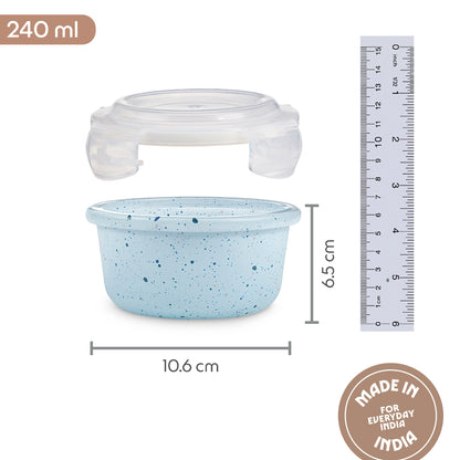 Colors Kube Blue Round Klip N Store