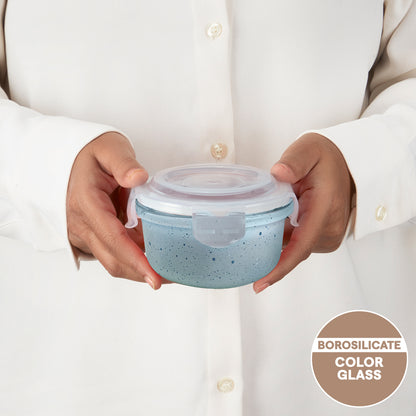 Colors Kube Blue Round Klip N Store