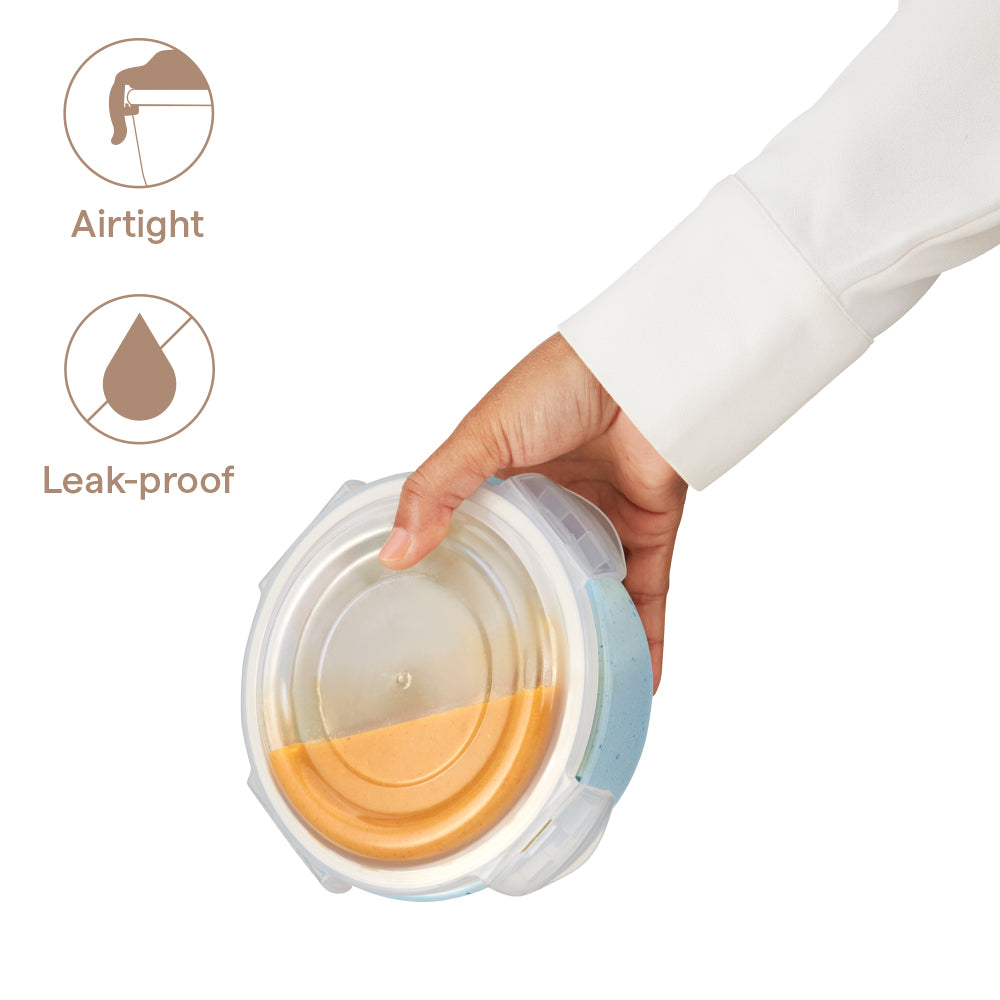 Colors Kube Blue Round Klip N Store