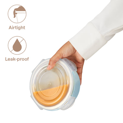 Colors Kube Blue Round Klip N Store