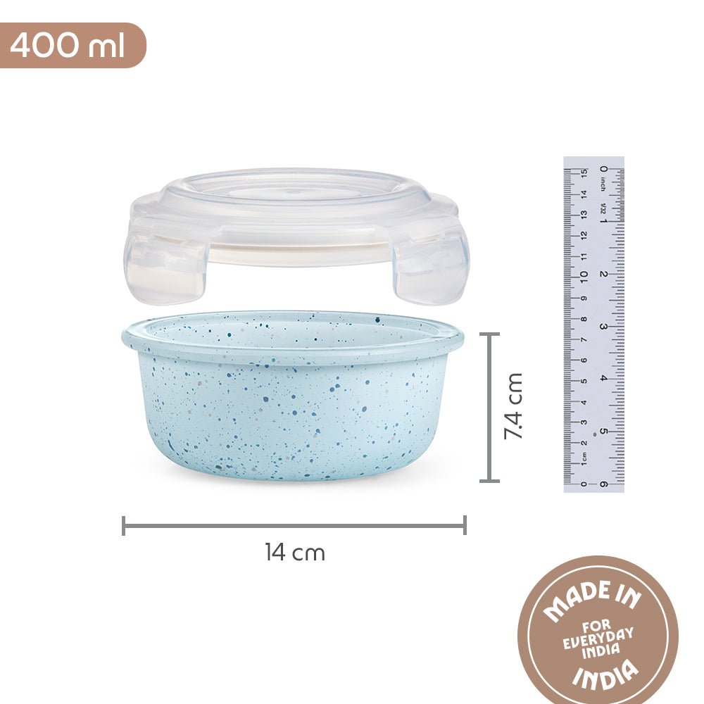 Colors Kube Blue Round Klip n Store