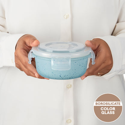 Colors Kube Blue Round Klip n Store