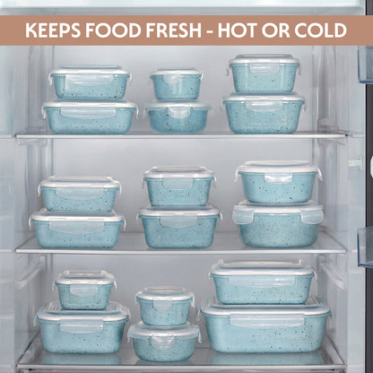 Colors Kube Blue Round Klip n Store