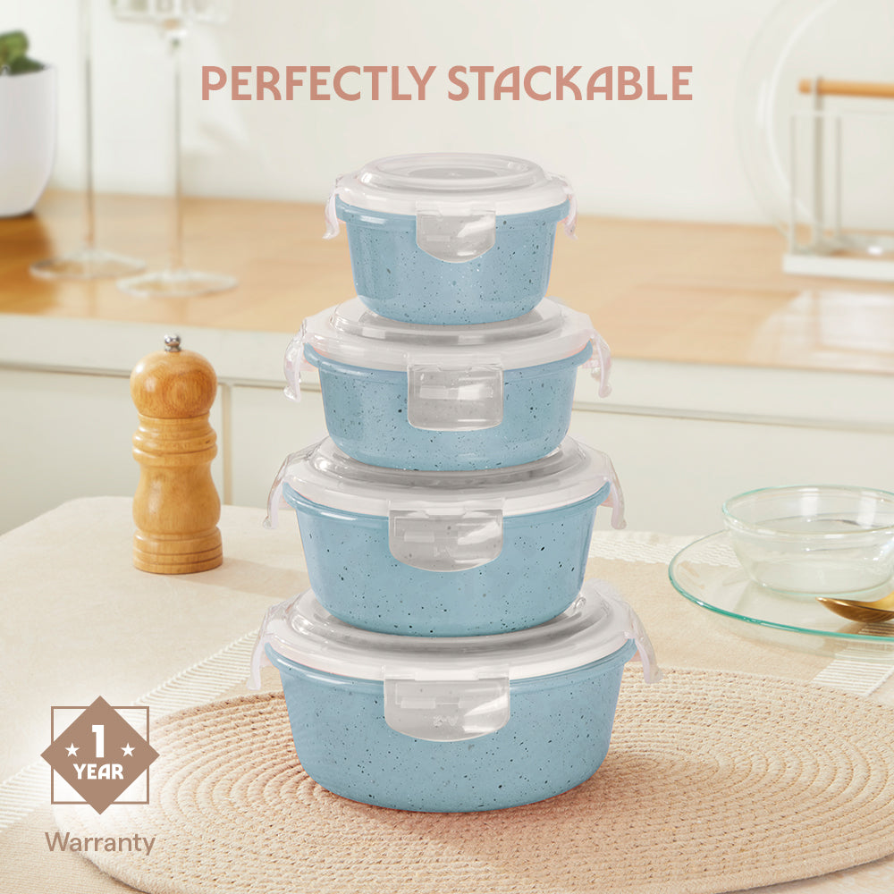 Colors Kube Blue Round Klip n Store