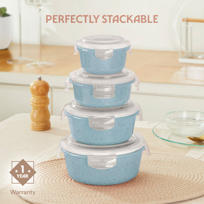 Colors Kube Blue Round Klip n Store