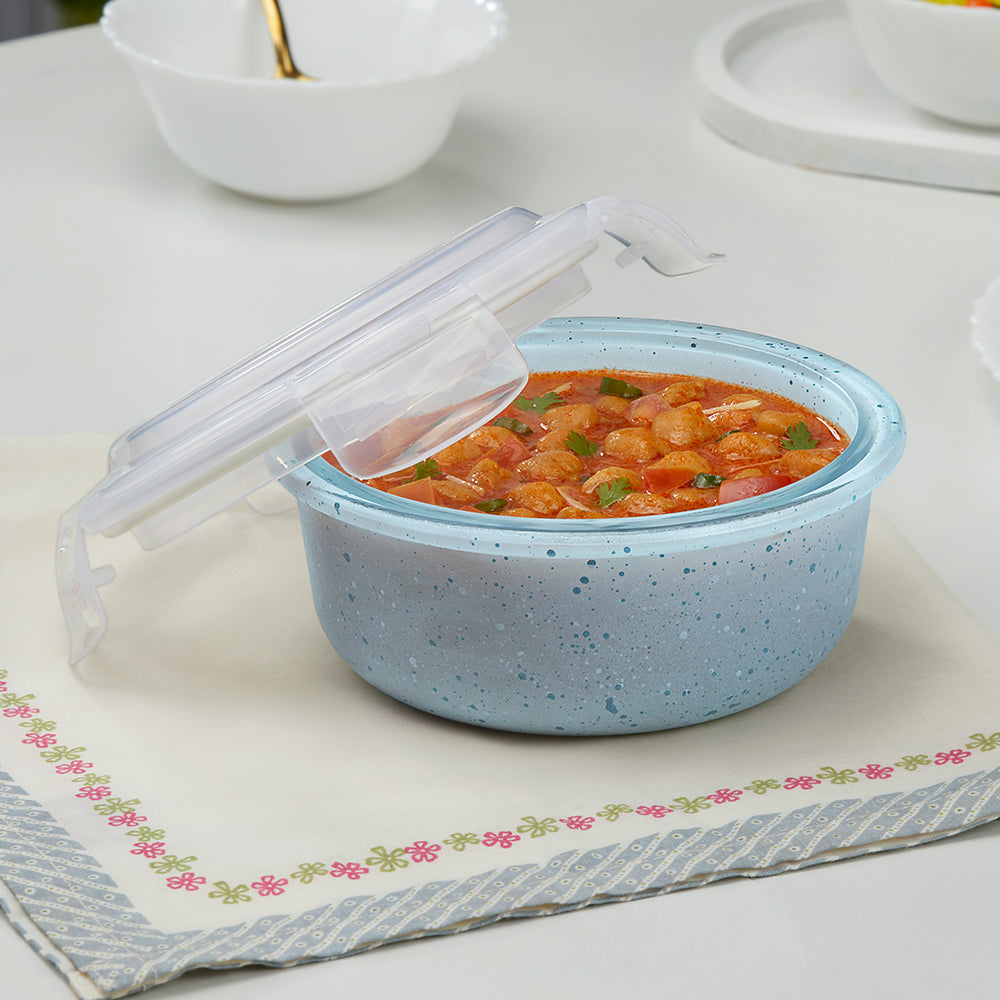 Colors Kube Blue Round Klip N Store