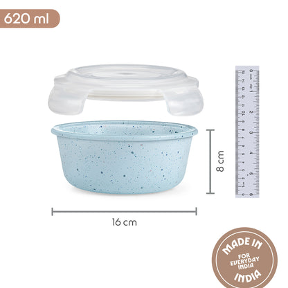 Colors Kube Blue Round Klip n Store