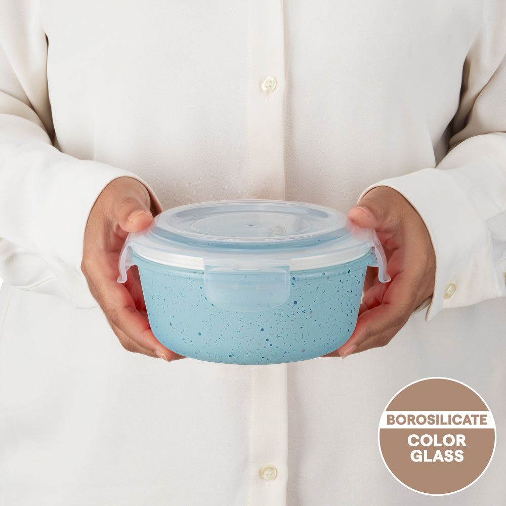 Colors Kube Blue Round Klip n Store