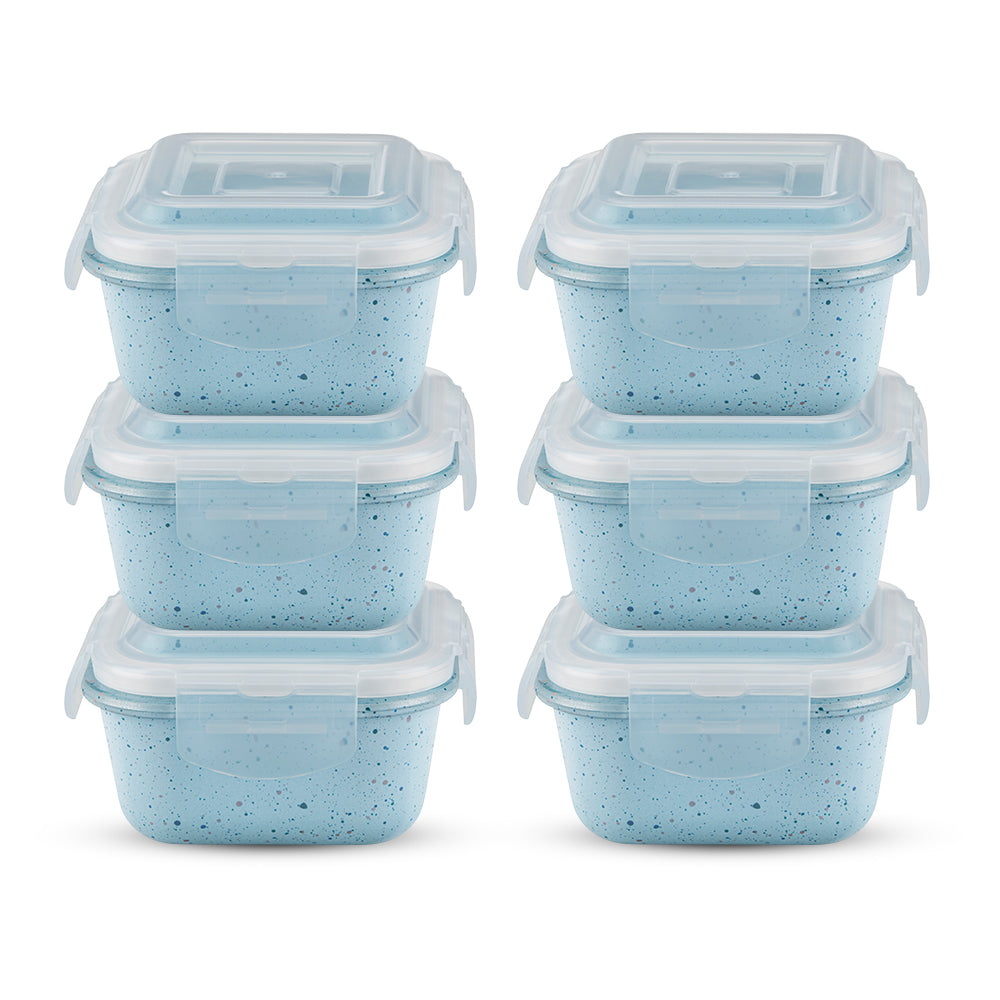 Colors Blue Square Klip n Store Set