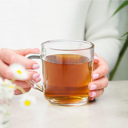 Borosil Latte Mug Set, 240ml x 6