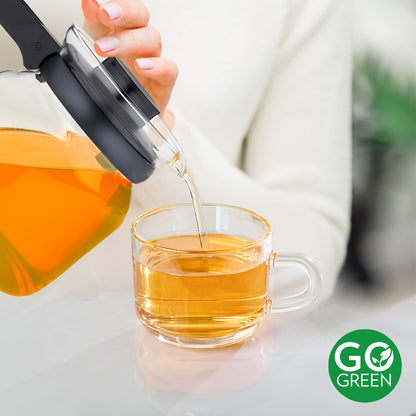 Borosil Chai Time Mugs, Set of 6, 210ml