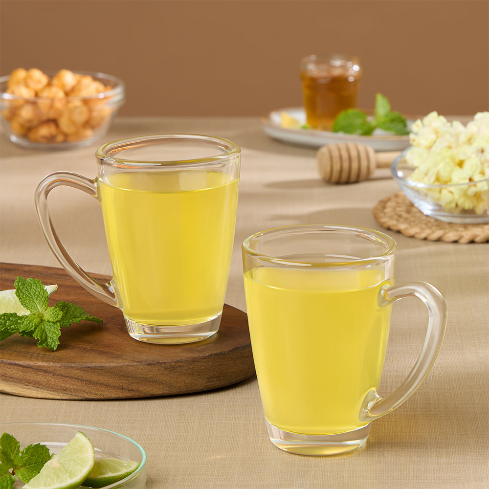 Borosil Serene Mug Set, 155ml x 2