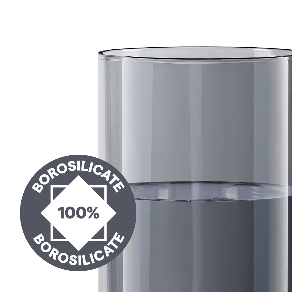 Borosil Midnight Glass Tumbler, Medium
