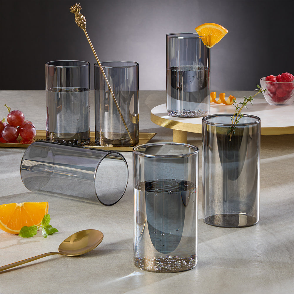 Borosil Midnight Glass Tumbler, Large