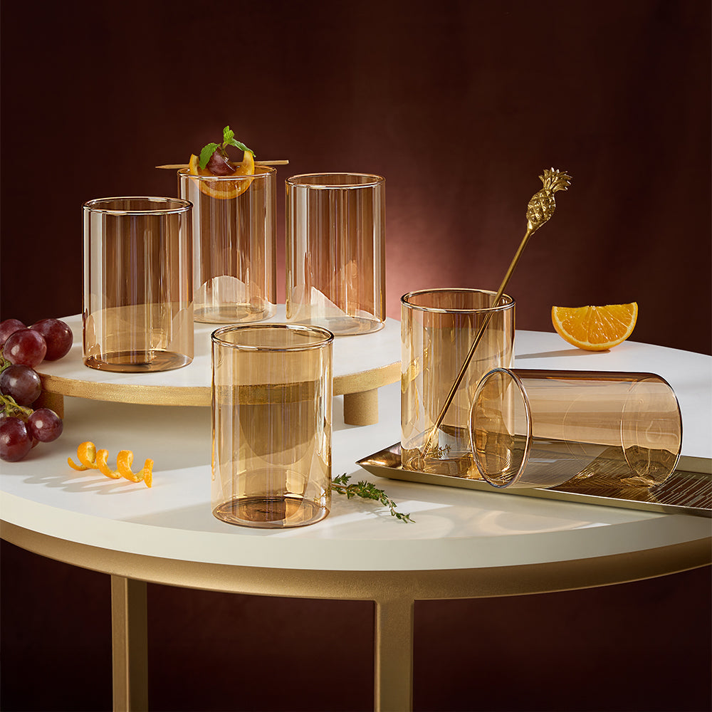 Sunset Glass Tumbler Set, Medium