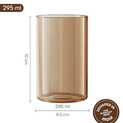 Borosil Sunset Glass Tumbler, Medium