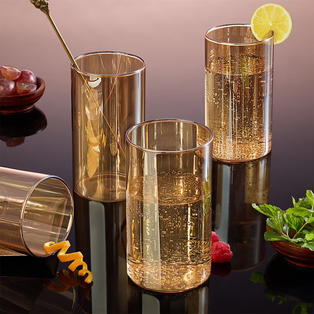 Borosil Sunset Glass Tumbler, Large