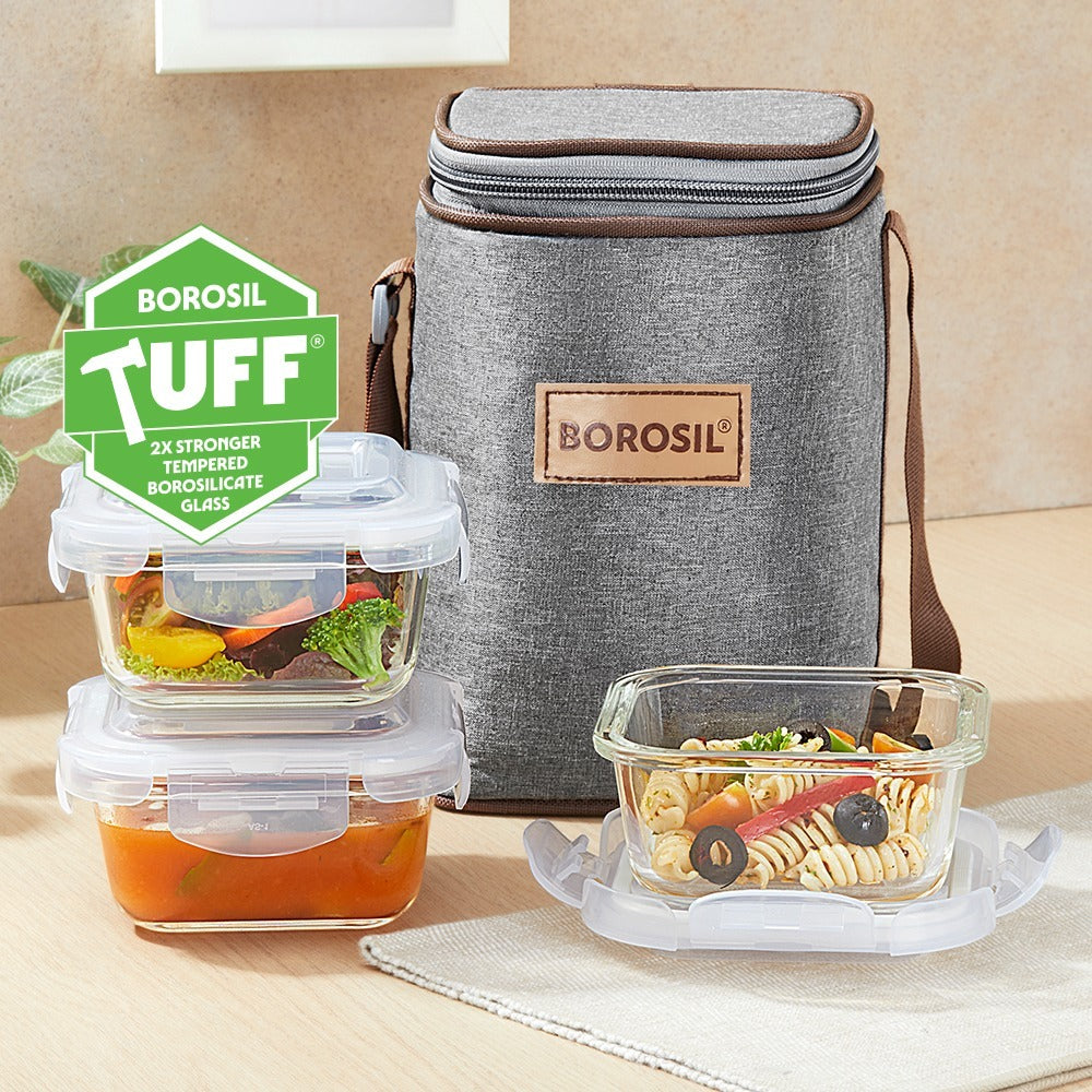 Pro Square Glass Lunchbox