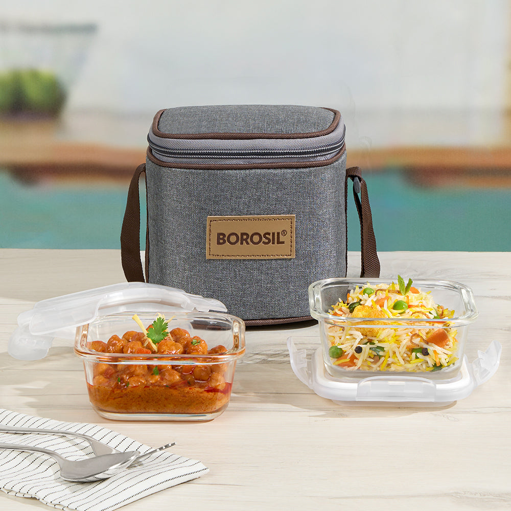 Pro Square Glass Lunchbox