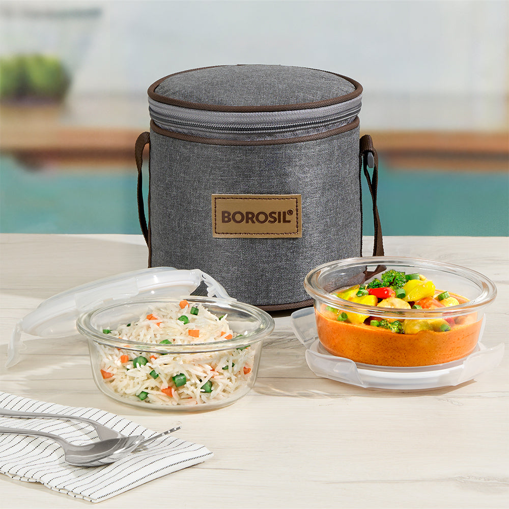 Pro Round Glass Lunchbox