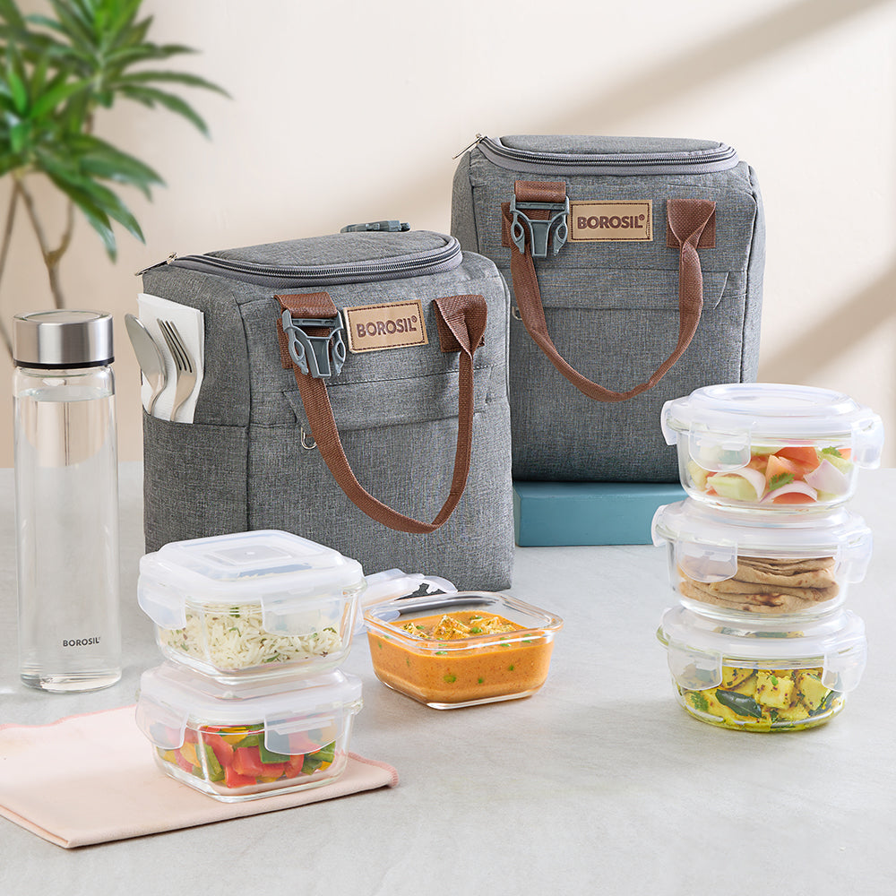 Borosil Gourmet Lunch Box Set