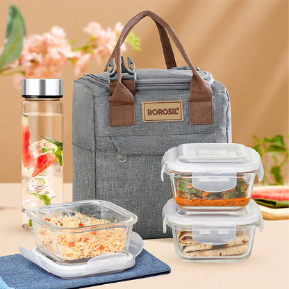 Borosil Gourmet Lunch Box Set