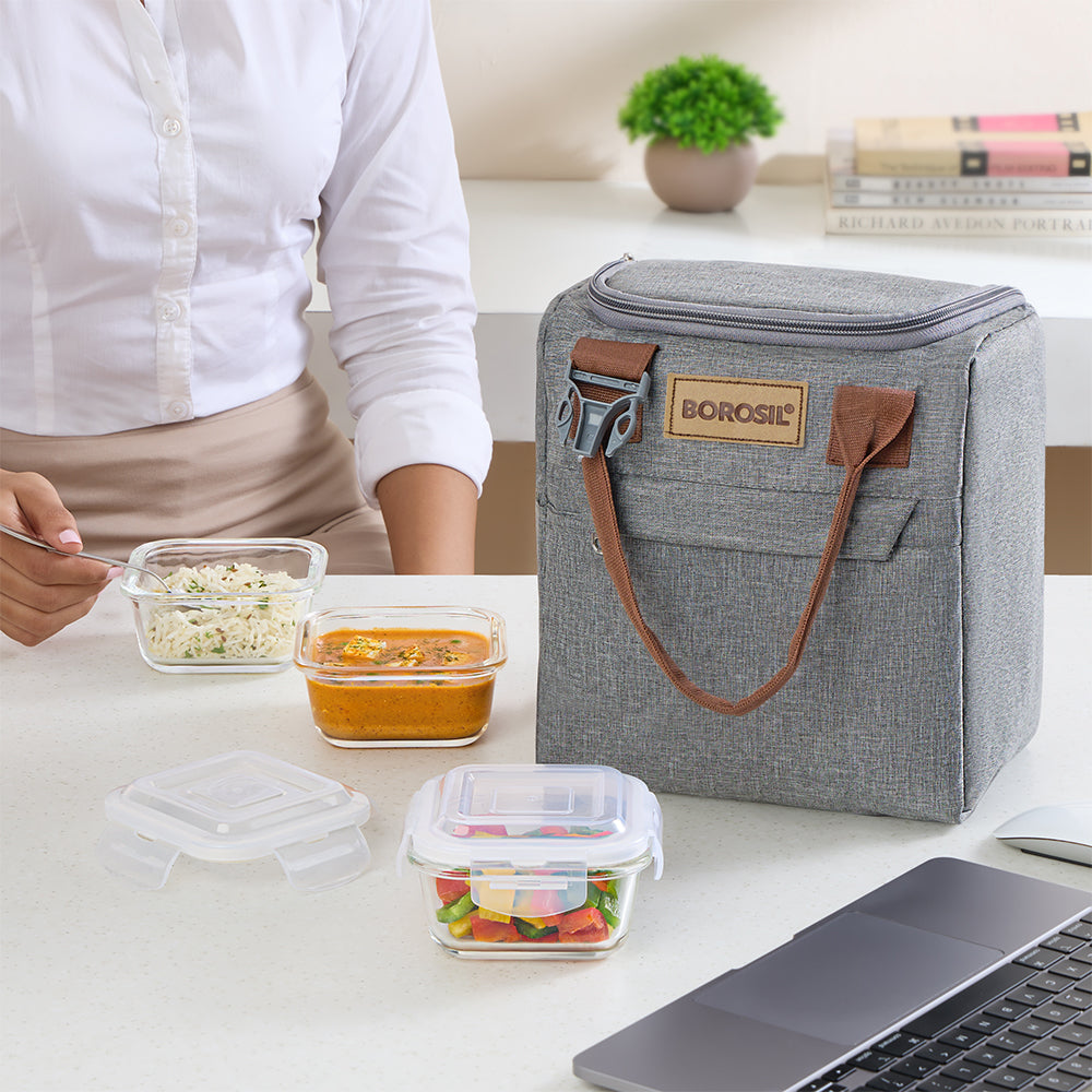 Borosil Gourmet Lunch Box Set