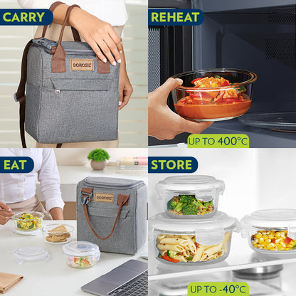 Borosil Pro Lunch Box Set